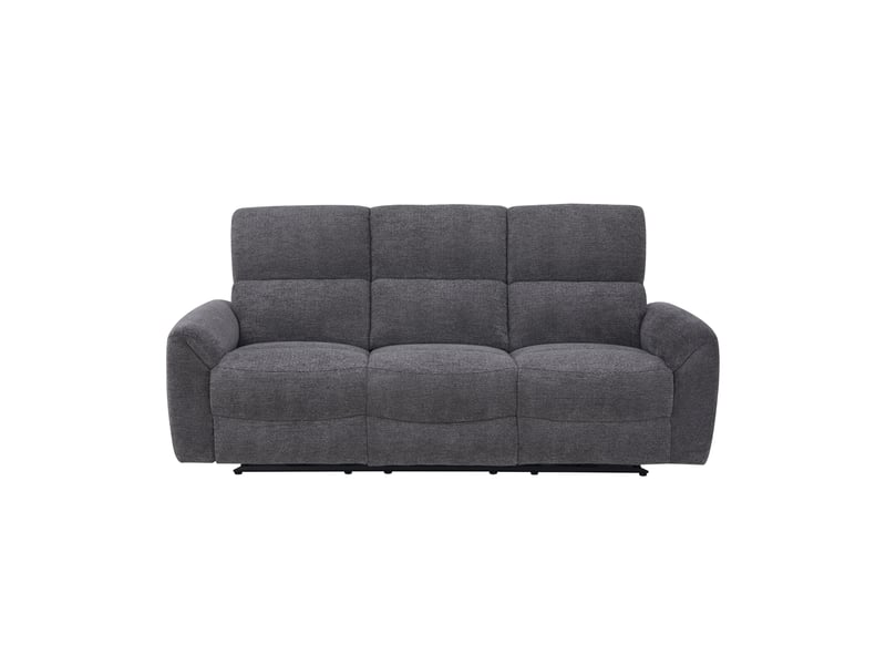  Canape droit relax électrique gris 3 pla  - Conforama A