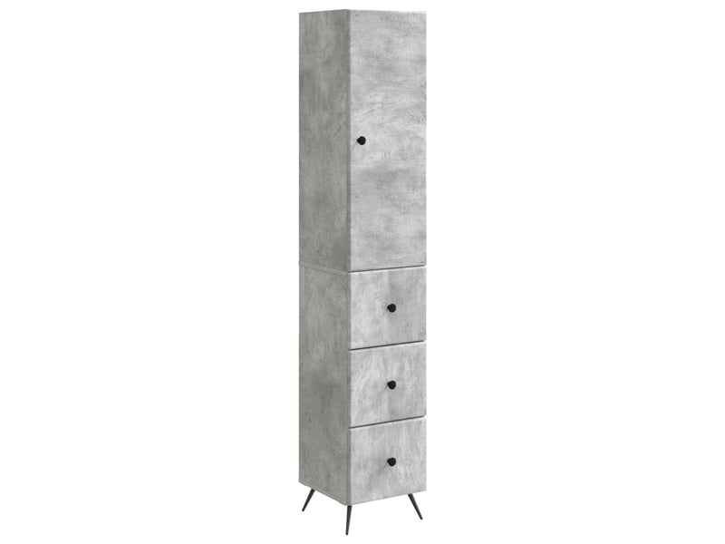 Ensemble de meubles 2 pcs, rangement de salon 34,5x34,5x90 cm bois d'ingénierie shl8169 - Conforama A