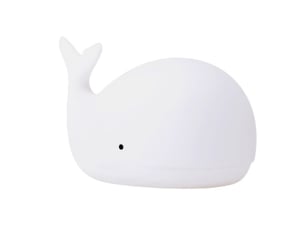 Veilleuse bébé baleine blanche