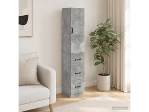 Armoire     <strong></strong> <strong></strong> coloris gris largeur 33 cm