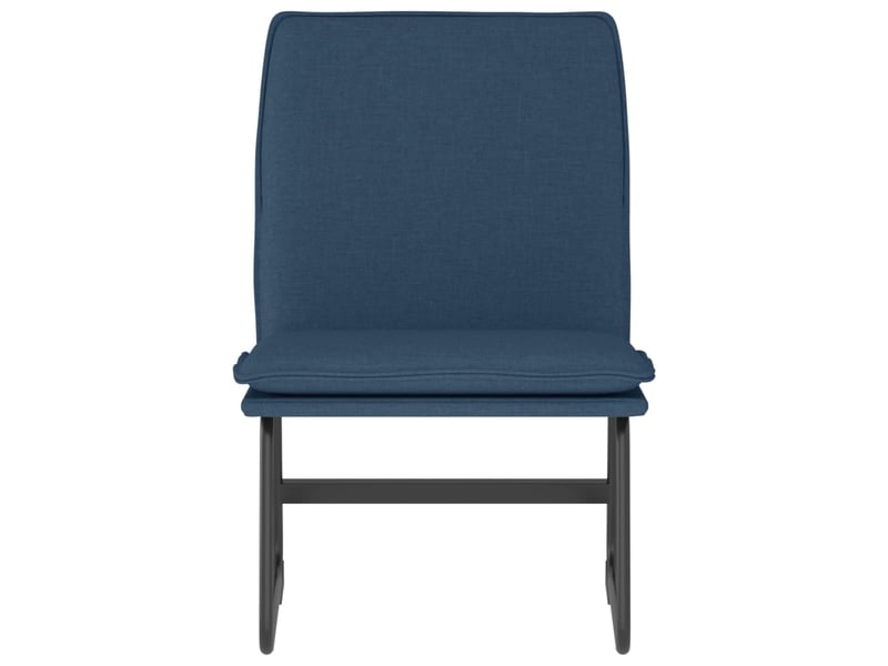  Chaise longue bleu 52x75x76 cm tissu cf28536  - Conforama C