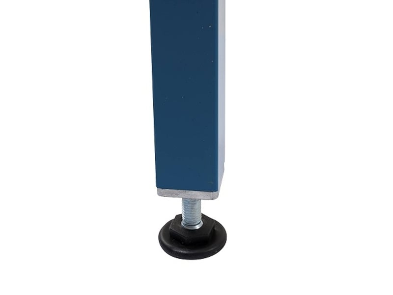  Table de travail provost 8 pieds - 3500 mm x 1200 mm x 1000 mm (mélaminé gris)  - Conforama C