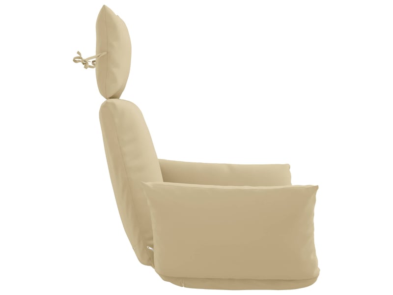 Coussin pour balançoire de chaise d'œuf, coussin d'intérieur et d'extérieur adirondack putten 100 % polyester beige cf50060 - Conforama D