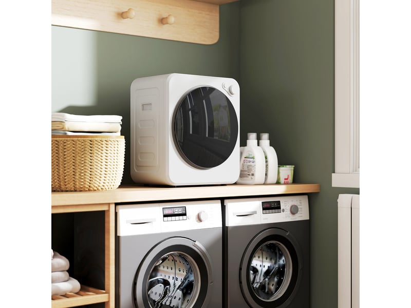 Sèche-linge portable - 800w 4kg - 5 modes - blanc - Conforama B