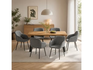 Ensemble table rectangulaire 6 chaise(s) <strong>GOEURVANT</strong> <strong></strong>