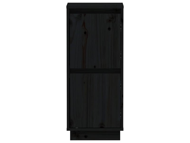  Buffets 2 pcs - bahut - meuble de rangement noir 31,5x34x75 cm bois massif de pin  - Conforama E