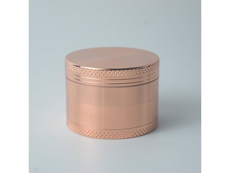  Moulin à herbes, broyeur à herbes sèches portable en alliage de zinc, diamètre50mm,champagne  - Conforama A