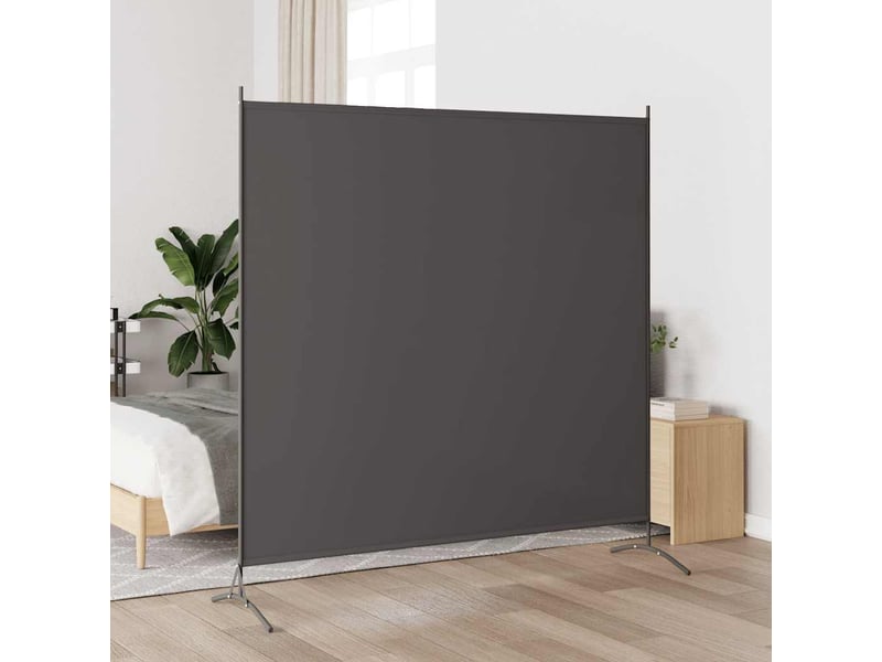  Paravent | cloison de séparation anthracite 175x180 cm tissu  - Conforama B