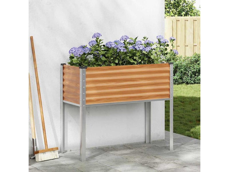  Jardinière - cache-pot de jardin marron clair 100 x 45 x 90 cm  - Conforama B