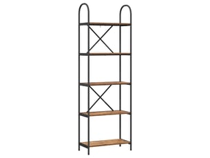 Étagère 5 niveaux, étagère de rangement 60 x 30 x 183 cm bois d'ingénierie shl255