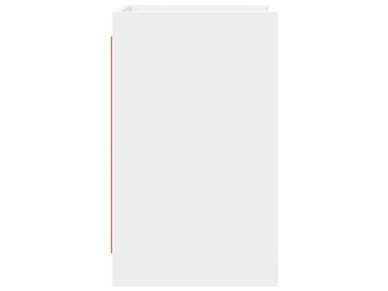  Tables de chevet - cabinet de chevet - table de nuit 2 pc blanc 40 x 36 x 60 cm bois d'ingénierie  - Conforama D