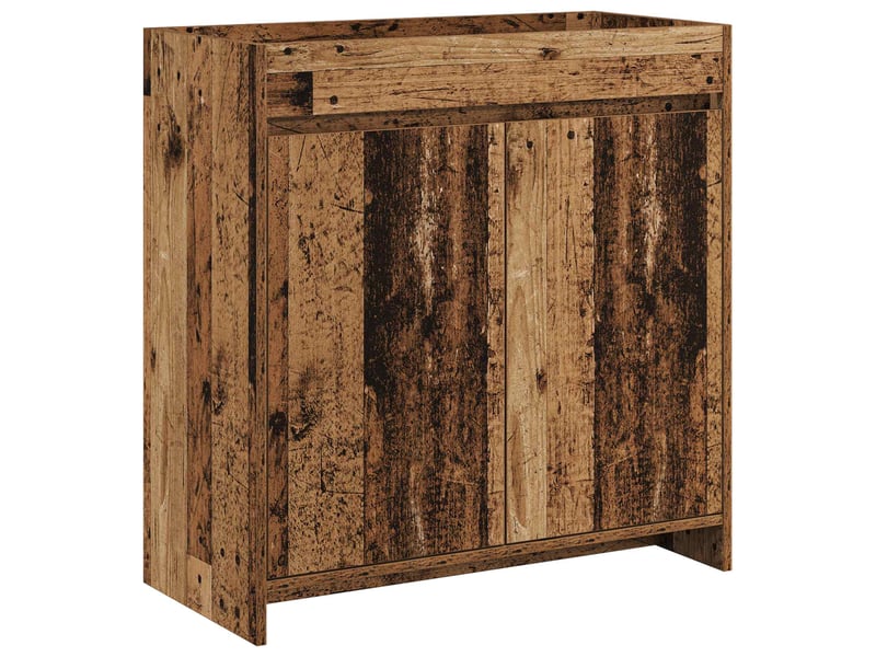  Meuble sous lavabo de salle de bain, commode bois ancien shl7387  - Conforama A