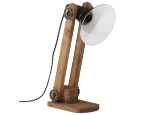 Lampe de bureau 25 w noir 23x13x52 cm e27