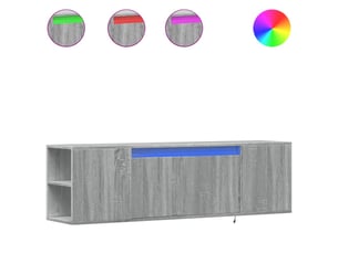 Meuble tv coloris gris 135 cm <strong></strong>  <strong></strong>