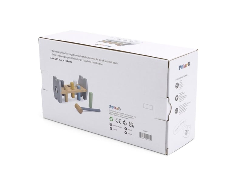  Jeu de marteau viga 44207 polarb - pingouin à chevilles 6971608442070 - Conforama D