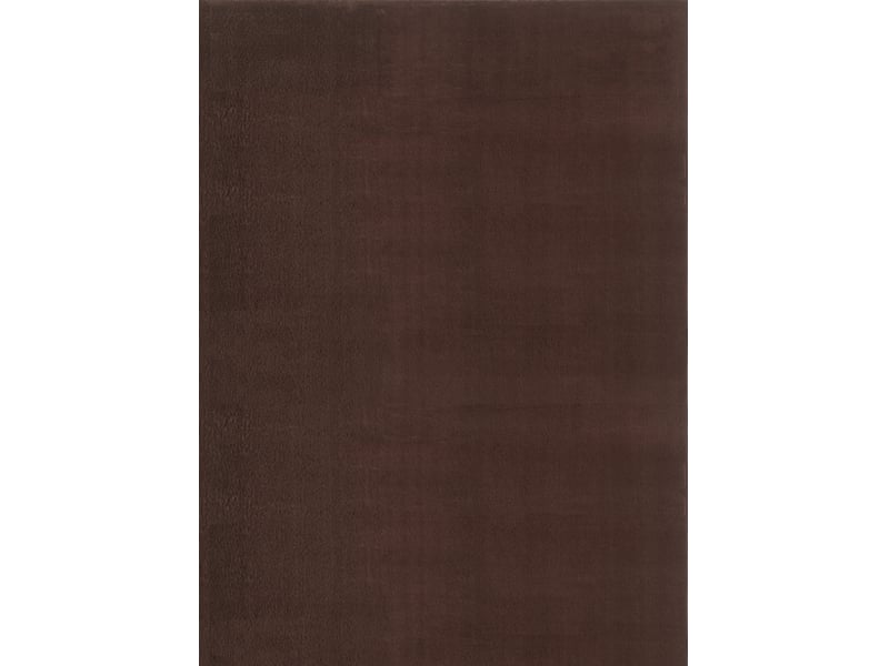 Tapis cosy lavable moelleux élégant uni, marron, 200 x 280 cm  - Conforama B