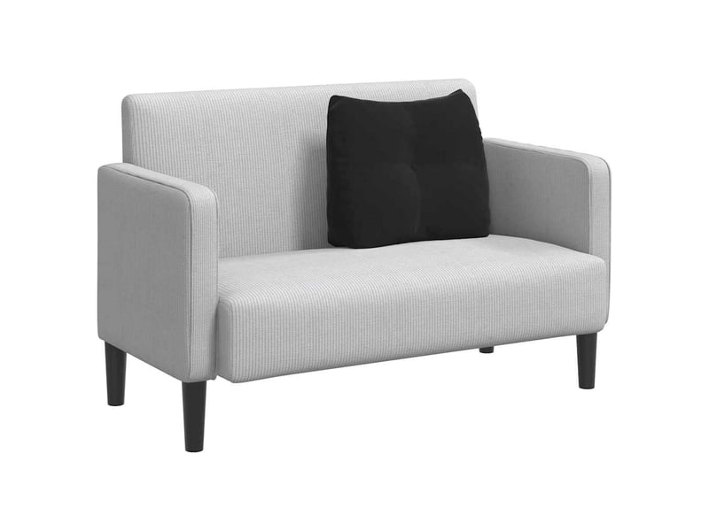 Coussin de dos, coussin de dossier noir 60 x 24 x 50 cm velours cf54846 - Conforama C