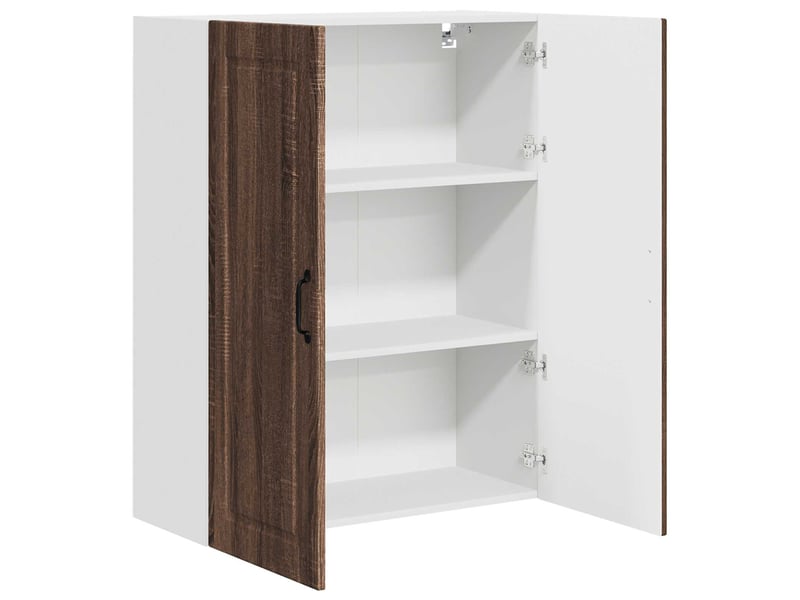  Meuble mural de cuisine, armoire de cuisine chêne brun 80x31x100cm shl6677  - Conforama E