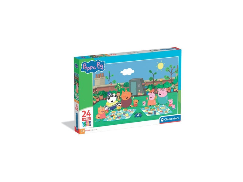 Puzzle maxi 24 pieces peppa pig 62 x 42 cm CLE8005125248346 - Conforama A
