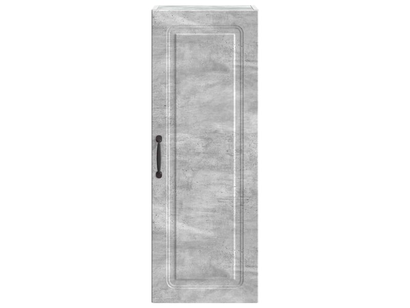  Armoire murale salon, meuble de rangement 33x34,5x90cm bois d'ingénierie gris béton shl340  - Conforama D