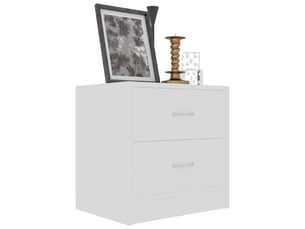 Table de chevet - cabinet de chevet - table de nuit blanc 40x30x40 cm bois d'ingénierie