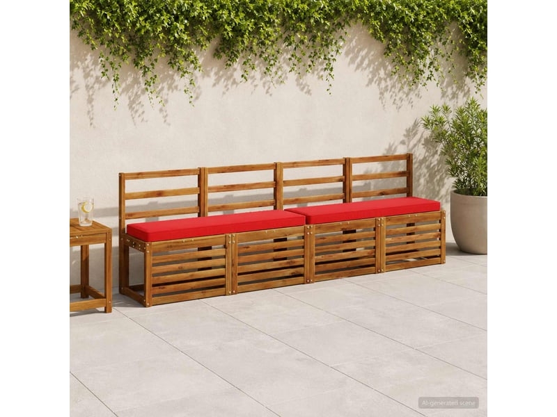  Coussin de banc, coussin d'assise, coussin pour chaisecanapé 1 pièce vught 100 % polyester rouge cf52180  - Conforama B