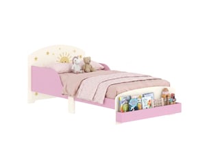 Lit simple 70x140 cm WELLTIN   coloris rose