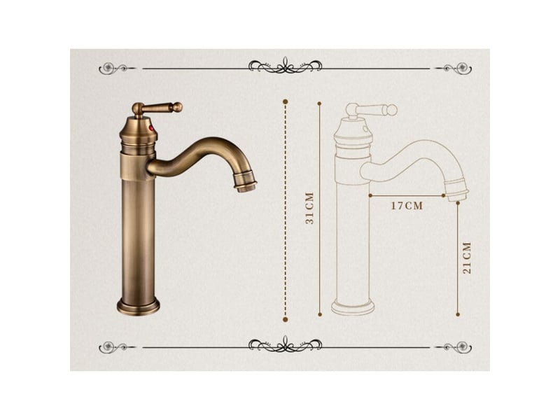  Robinet de lavabo haut noir mat - avec bonde - noir mat PB313833 - Conforama D