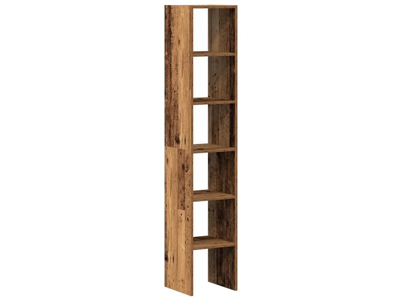  Bibliothèques 2 pcs empilable vieux bois bois d'ingénierie  - Conforama A