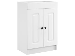 Armoire sous évier de salle de bain, meuble de rangement blanc 78.5x37.5x81 cm shl9193