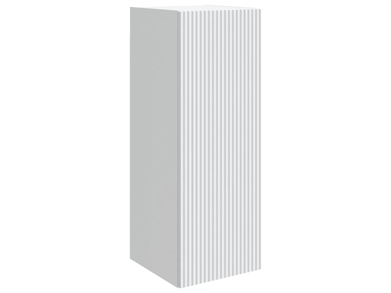 Armoire murale salon, meuble de rangement 33x34,5x90 cm bois d'ingénierie blanc shl1731 - Conforama A