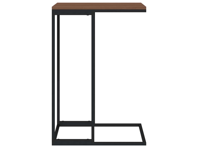  Table d'appoint | table basse noir 40x30x59 cm bois d'ingénierie  - Conforama D