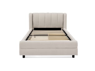Lit simple 90x200 cm    coloris beige