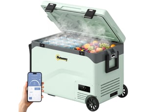 Réfrigérateur portable à compresseur de 42,5 l avec contrôle par application, -20 °c à 20 °c