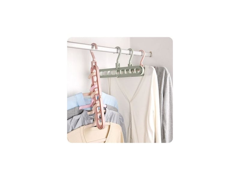  15 pcs cintre magique,qualité supérieure cintre pliable,multi-fonctions cintres gain de place,pour le stockage et le séchage vêtements  - Conforama C