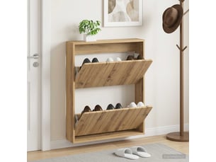 Meuble à chaussures 3 paire(s)  <strong></strong>  <strong></strong> coloris bois clair