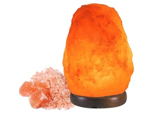 Lampe de sel de l'himalaya naturelle - unique faite à la main 5-6inch