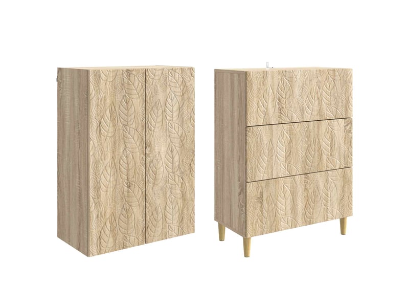  Ensemble de meubles 2 pcs, rangement de salon 66 x 34,5 x 90 cm bois d'ingénierie shl9994  - Conforama D