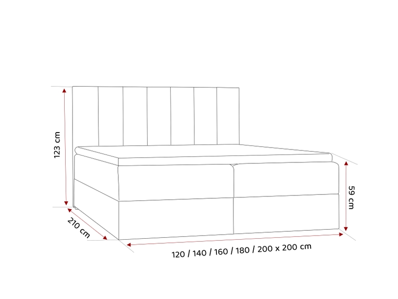  Lit coffre zelto - 200x200 cm - avec matelas et surmatelas - éco-cuir - blanc ZELTO - Conforama E