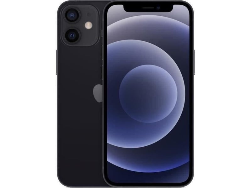  Smartphone 5g oled 5,4 pouces a14 bionic 64 go noir appareil photo 12 mp double capteur 414845_RCDBYCDS071CN_7_DROPFR - Conforama A