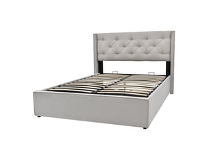 Lit coffre 160x200 cm   AB30564123H coloris gris