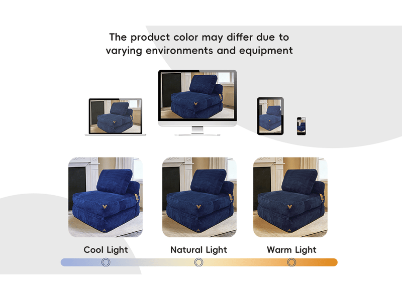  Canapé lit pliant 1 place compact bleu evryae  - Conforama D
