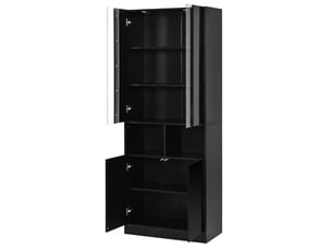 Vitrine coloris noir  <strong>BEAOK</strong> <strong></strong> - 70 cmx180 cm