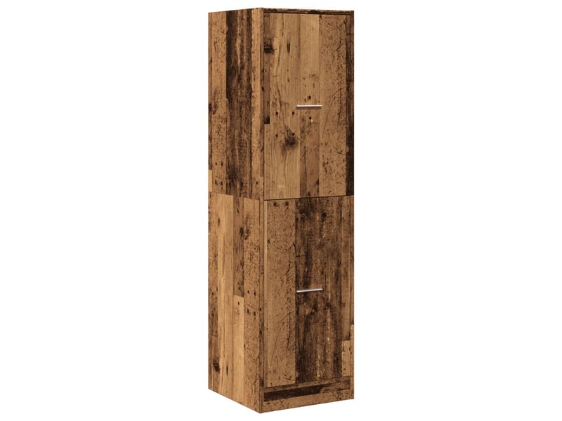  Meuble de rangement, armoire d'apothicaire vieux bois 40x41x144,5 cm bois ingénierie  - Conforama D