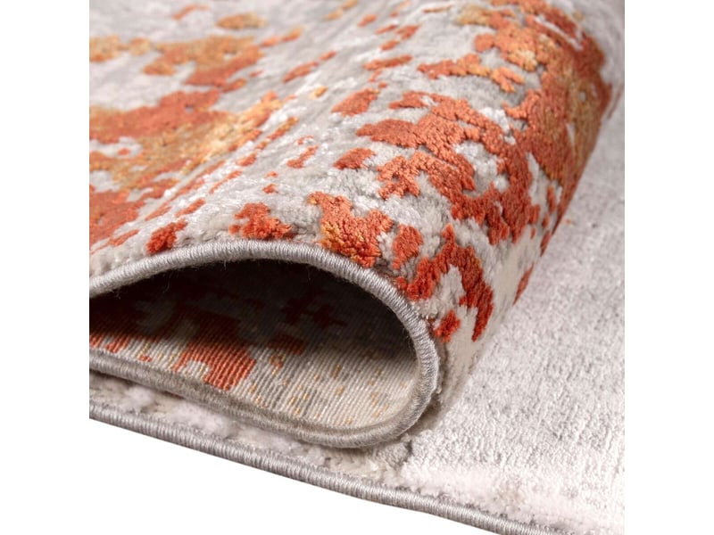  Tapis doux moderne en viscose gris terra 120x180  - Conforama R