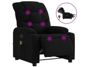Fauteuil relax électrique  <strong></strong> Tissu noir