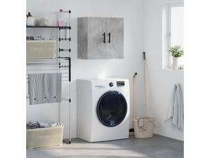 Armoire     <strong></strong> <strong></strong> coloris argenté largeur 60 cm
