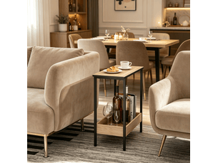 Table basse rectangulaire coloris bicolore <strong>CHICFURN</strong> <strong></strong> - 25 cmx50 cm