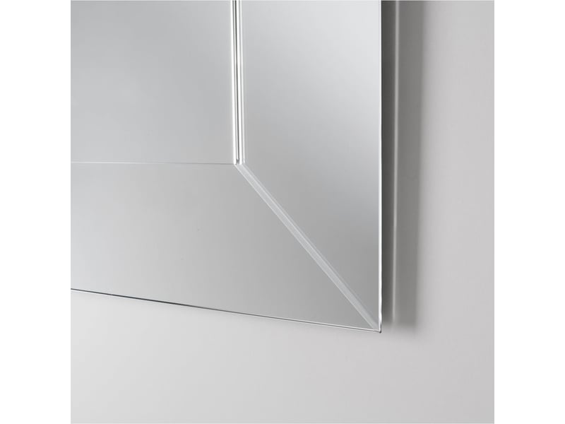  Miroir de salle de bain mural en verre gravé 90x70 display  - Conforama D