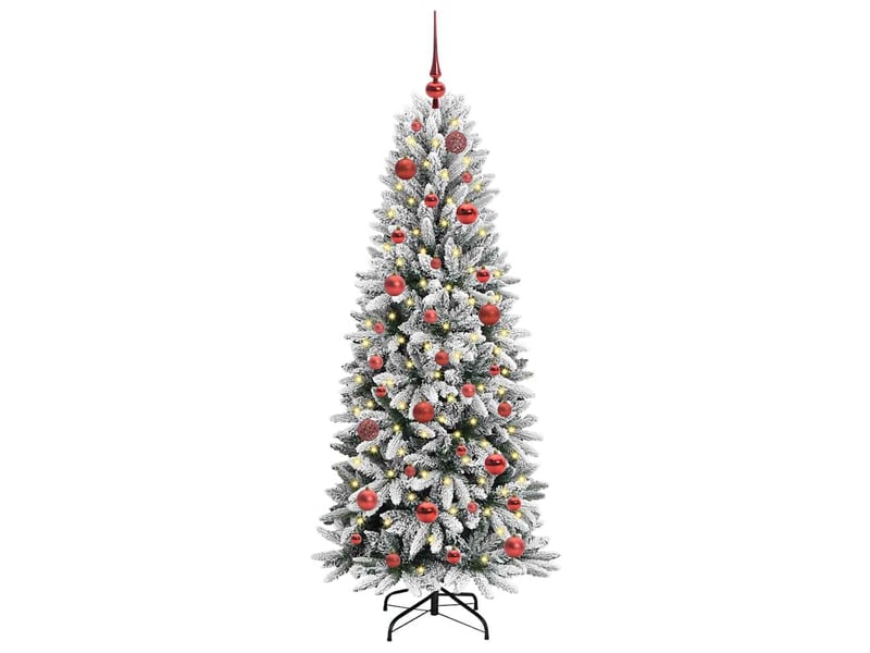  Sapin de noël - arbre de noël artificiel blanc 150 cm  - Conforama C